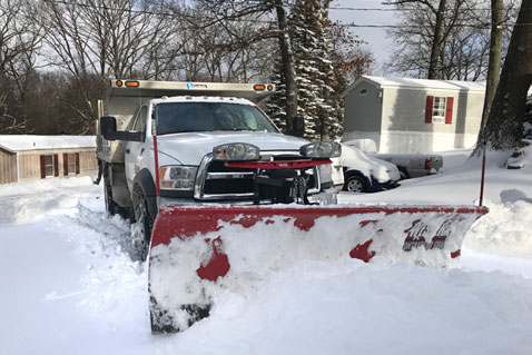 Snow removal and plowing service in Butler County PA
